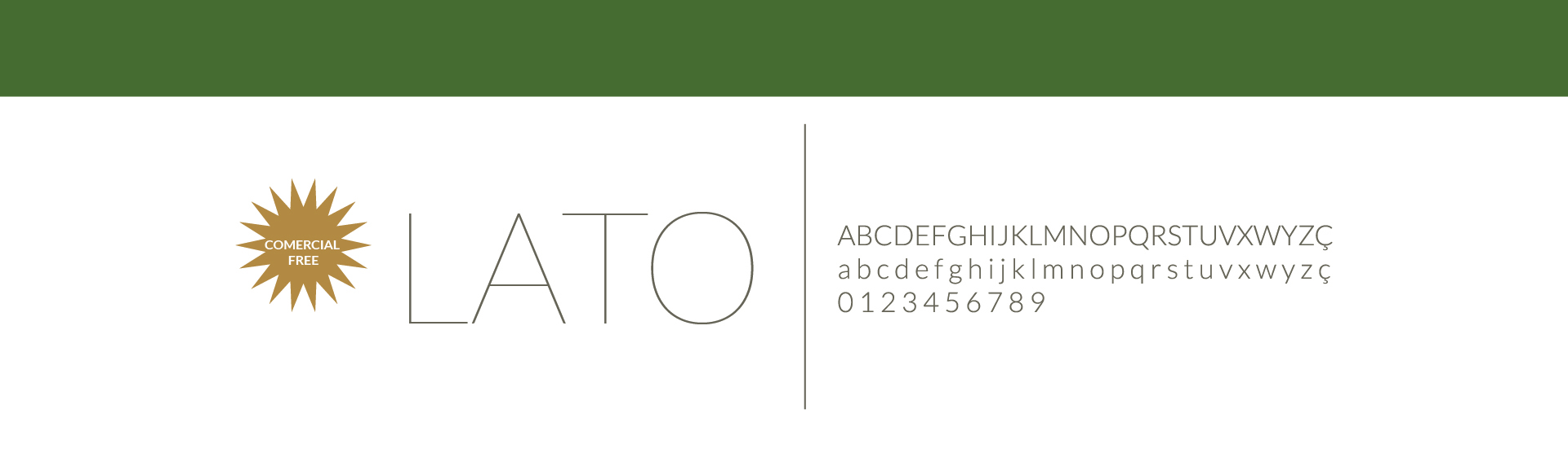 banner da fonte Lato